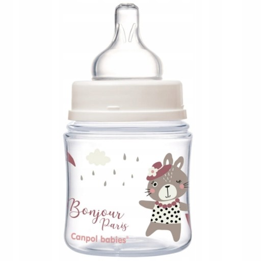 CANPOL Široká antikoliková fľaša 120 ml EasyStart