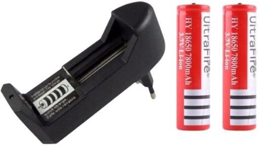 Set OGNIWO 18650 7800mAh 3,7V Batéria + nabíjačka
