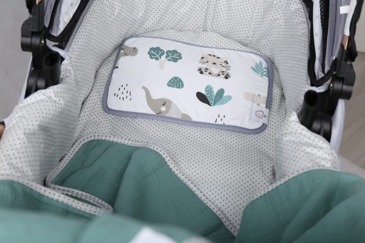 UNIVERZÁLNY PROTISEDACÍ VANKÚŠEK DO KOČÍKU BABYMAM A GONDOLOVÉ SEDADLO
