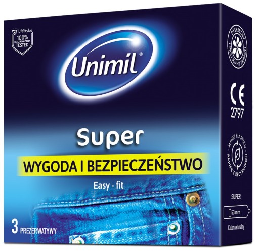 Unimil Super kondómy 3 ks.