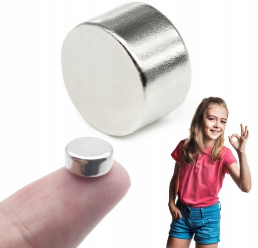 NEODYMIOVÉ MAGNETY SILNÉ MAGNETY 10X5 MM 1 KUS