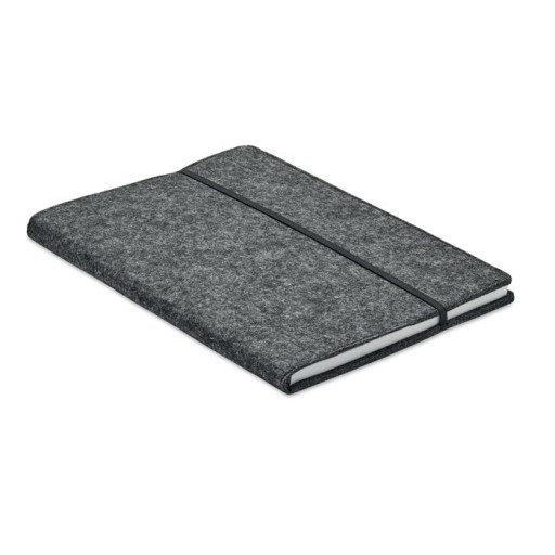 Zápisník A5 s plsteným obalom | 80 listov | V Lin | Recyklovaný papier