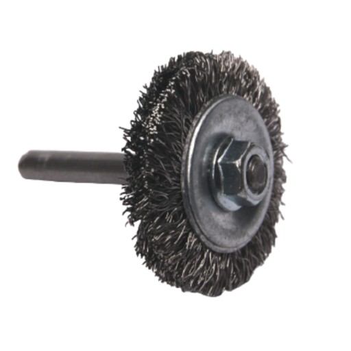 DRÔTENÁ KOTÚČOVÁ KEFA FI50 S 6mm stopkou
