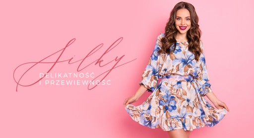 ALA HODVÁBNA LÁTKA NA LETNÝ VZOR