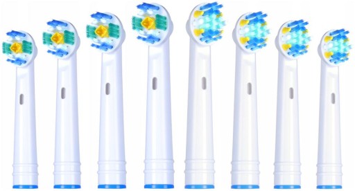 Univerzálne hlavice na zubnú kefku Oral-B: 3D + niť 8 kusov