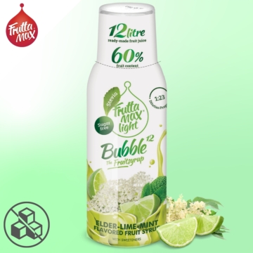 Sirup na karbonizátor Soda FruttaMax LIMETOVÁ MÄTA BEZ SVETLA 500 ml