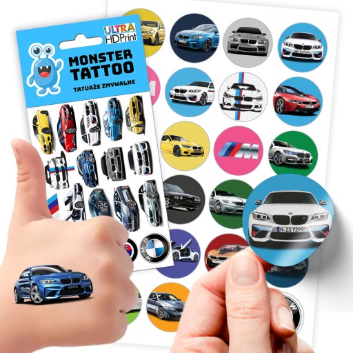 MEGA SADA NÁLEPOK + TETOVANIE BMW ALPINA M3