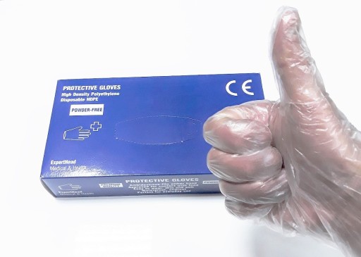 Jednorazové ochranné rukavice L/XL 500 kusov