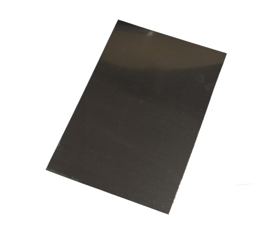 Gravírovací laminát 20x30 cm, brúsené striebro
