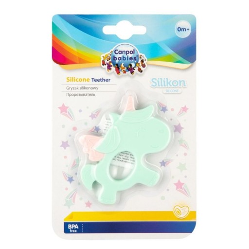 Canpol baby silikónové detské hryzátko UNICORN 51/007