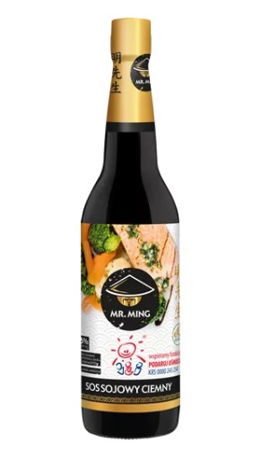 TMAVÁ sójová omáčka 625ml Mr Ming