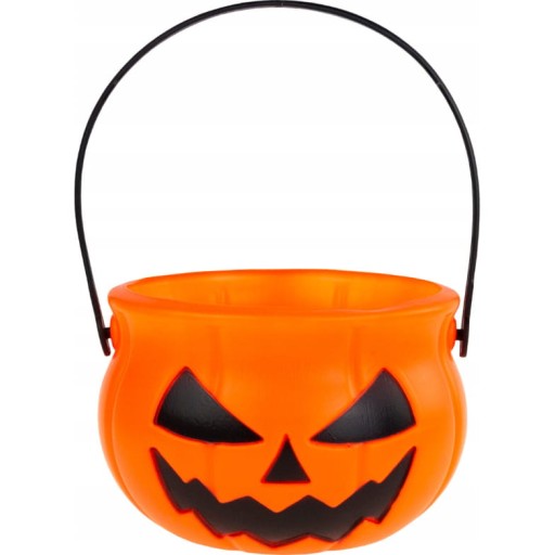 Halloween tekvicový košík, vedierko, taška, nádoba na sladkosti