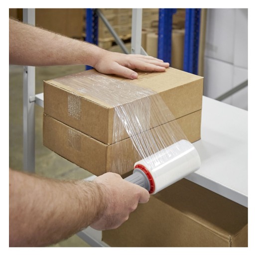 MINI STRETCH TRANSPARENTNÁ FÓLIA 10cm MINIRAP BEZPEČ