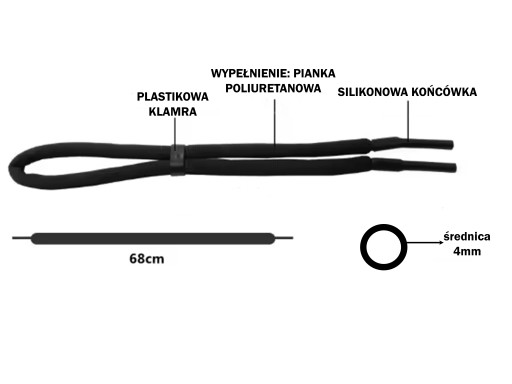 PLÁVAJÚCA PÁSKA, PÁSKA NA OKULIARE NA ŠPORTOVÉ RYBY