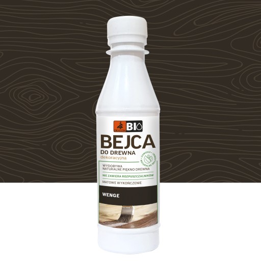 Dekoračná lazúra na drevo WENGE 200ml DRAGON BIO