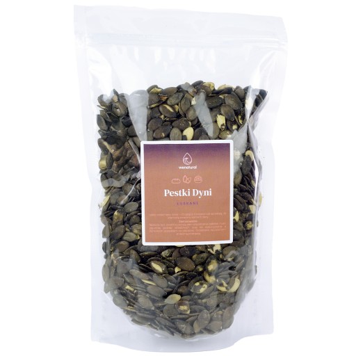 Lúpané tekvicové semienka 500g Wenatural - prírodný snack