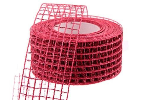 Stuha sieťovaná METALIZOVANÁ sieťovina 5cm/10mb 3 farby na výber