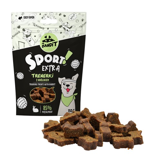 Pán. Bandit SPORT EXTRA Trenažéry s králikom 150g/ Tréningové maškrty s králikom