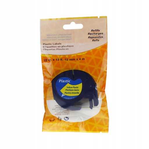 DYMO LetraTag páska 12mmx4m žltá 59423 Plast