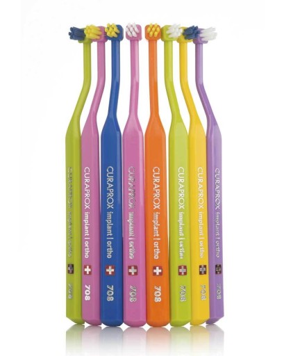 CURAPROX IMPLANT / ORTHO KEFKA CS708 Eco Pack FLEXIBILNÁ RÚČKA