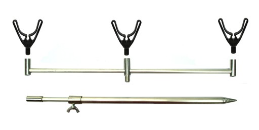 SET hliníková buzz bar + 3ks vidlice + teleskopická sedlovka 35-60cm
