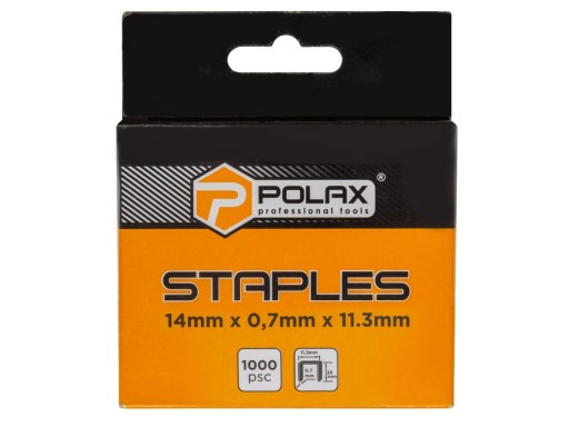 DARČEKY ZADARMO # Polax A/53 sponky na čalúnenie 14 x 0,7 x 11,3 mm 1000 ks.