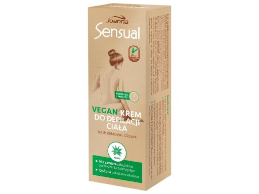 Vegan Telový depilačný krém - Aloe