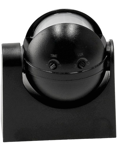 LED PIR pohybový senzor IP44 1200W PR013-čierna