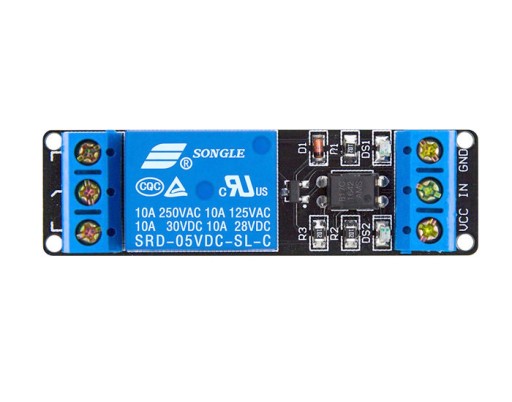 1CH Reléový 1-kanálový modul 5V 10A pre Arduino, ESP mikrokontroléry