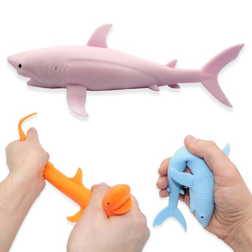 GNIOTEK SAND SHARK ANTISTRESOVÝ SENZORICKÝ ROZTAŽNÝ ŽRTOK FARBA