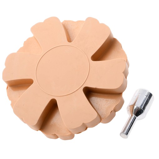 Disk Okrúhly gumený disk na odstraňovanie lepidla z ráfikov, Adaptér Flower