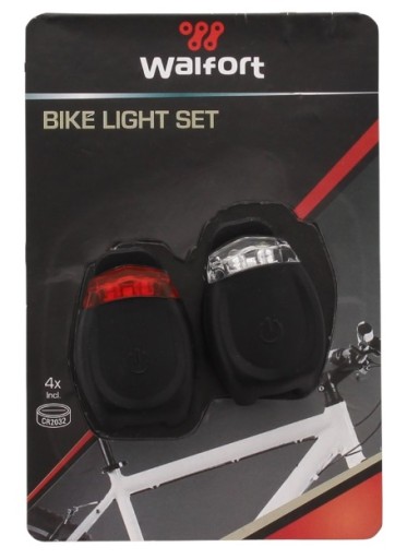 SET LED OSVETLENIA PRE BICYKEL PREDNÉ A ZADNÉ