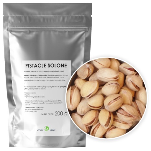 PISTÁCIE SLANÉ chutná maškrta 0,2 kg