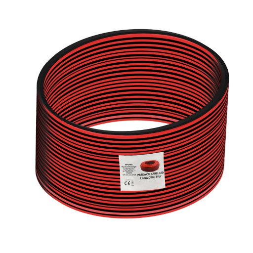 Drôtový kábel pre LED pásik Dvojvodičové vlákno Dva vodiče 0,35