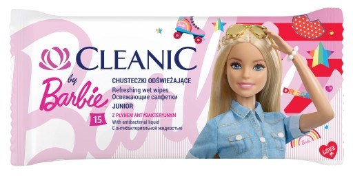 Cleanic Hot Wheels osviežujúca utierka 15 ks.