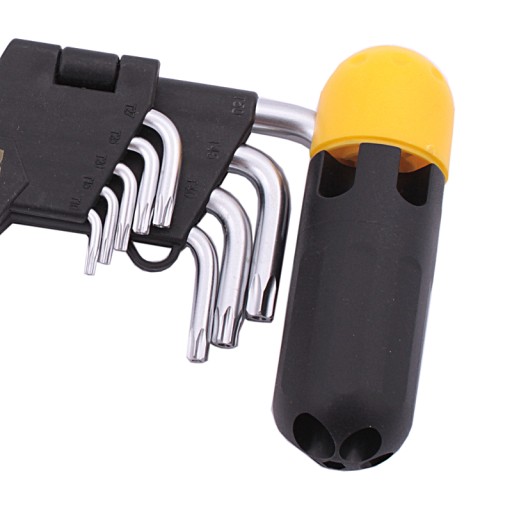 kľúče TORX Cr.V dlhý otvor TH10-50 + RÚČKA