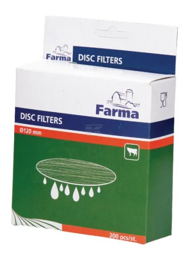 Kotúčový sitkový filter Farma, priemer 125 mm, na mlieko