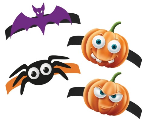 PAPIERE PAPIERE TEKVINY SPIDER BAT MIX 4 ks