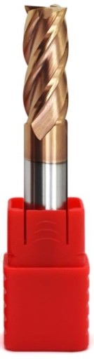 VHM Fi tvrdokovová fréza. 4mm 55HRC 4 pierka 4Z 4F