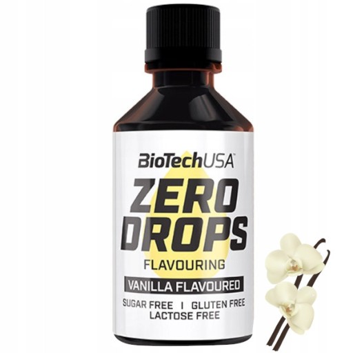 BIOTECH ZERO DROPS Kvapky s príchuťou BEZ LAKTÓZY A LEPKU 50 ml