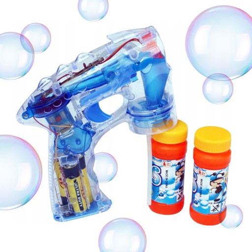 AUTOMATICKÁ HRAČKA NA MYDLOVÉ BUBLINY OSVETLENIE + 2 TEKUTINY
