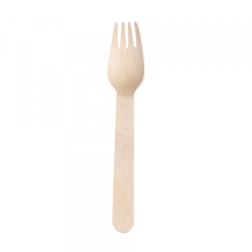 Drevené vidličky, jednorázový EKO príbor, 100 ks.