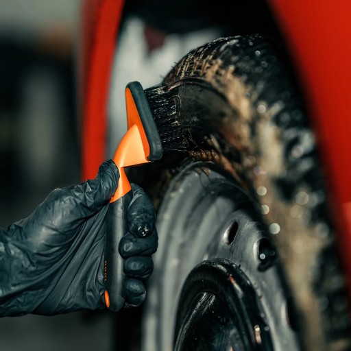 ADBL Tire Brush kefa na pneumatiky Kefka na čistenie gumy na kobercoch