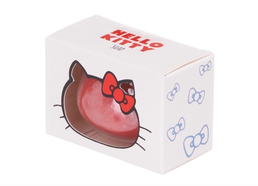 Voňavé mydlo v tvare hlavy Hello Kitty, vôňa maliny