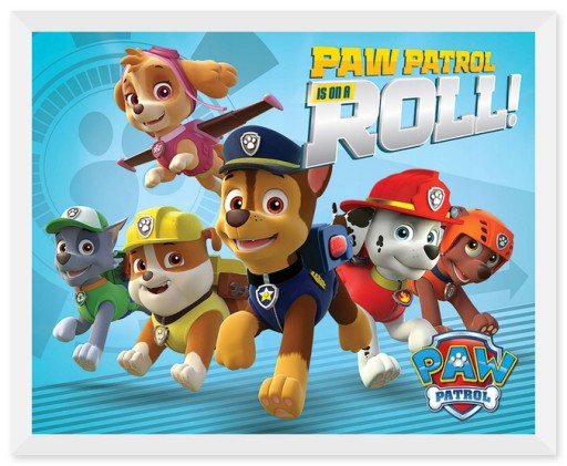 Plagát Paw Patrol Paw On a Roll 50x40 cm
