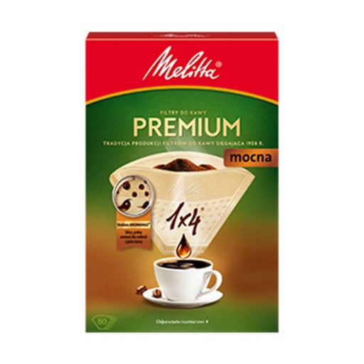 MELITTA PAPIEROVÉ KÁVOVÉ FILTRE 1x4 PREMIUM 80KS