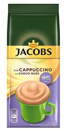 Jacobs Cappuccino Milka Nuss arašidy 500g DE