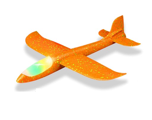 STYROPENOVÝ LIETADOVÝ KLUZÁK 47 CM SO SVIETIACI LED