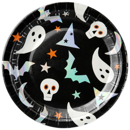 SÚPRAVA HALLOWEEN dúhových TANIER A ŠÁLKA