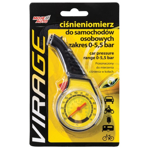 Tlakomer pre osobné automobily 0-5,5 Bar